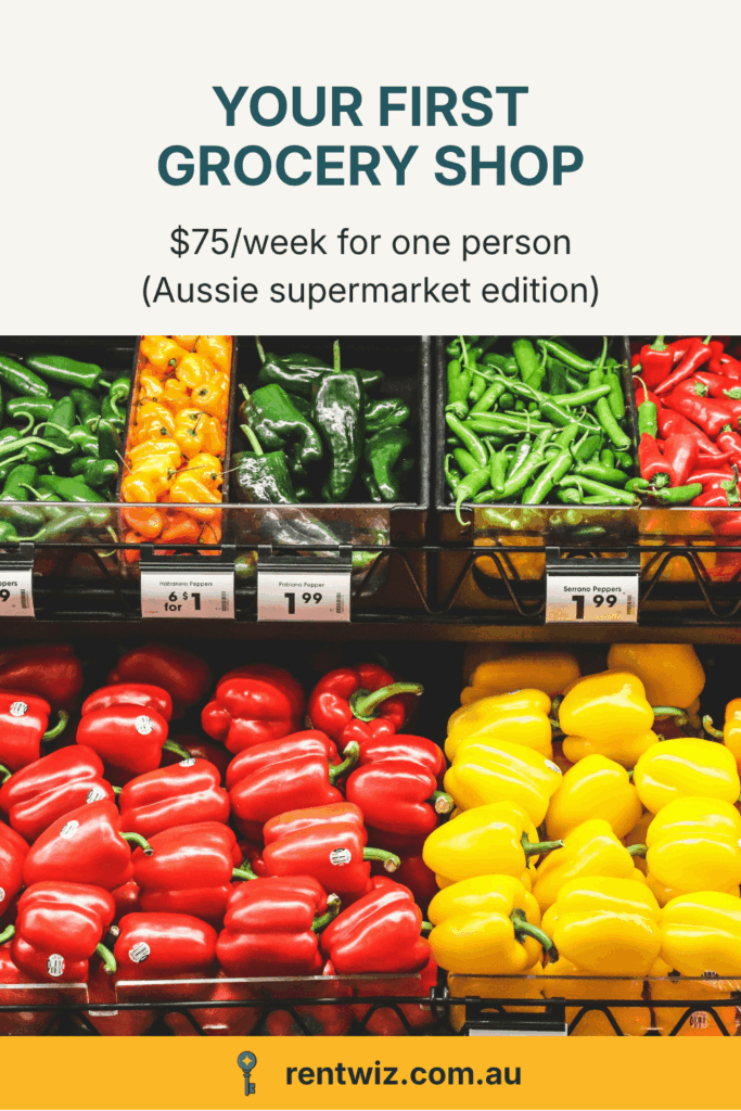 How to spend $75 on your first week of groceries in a new home